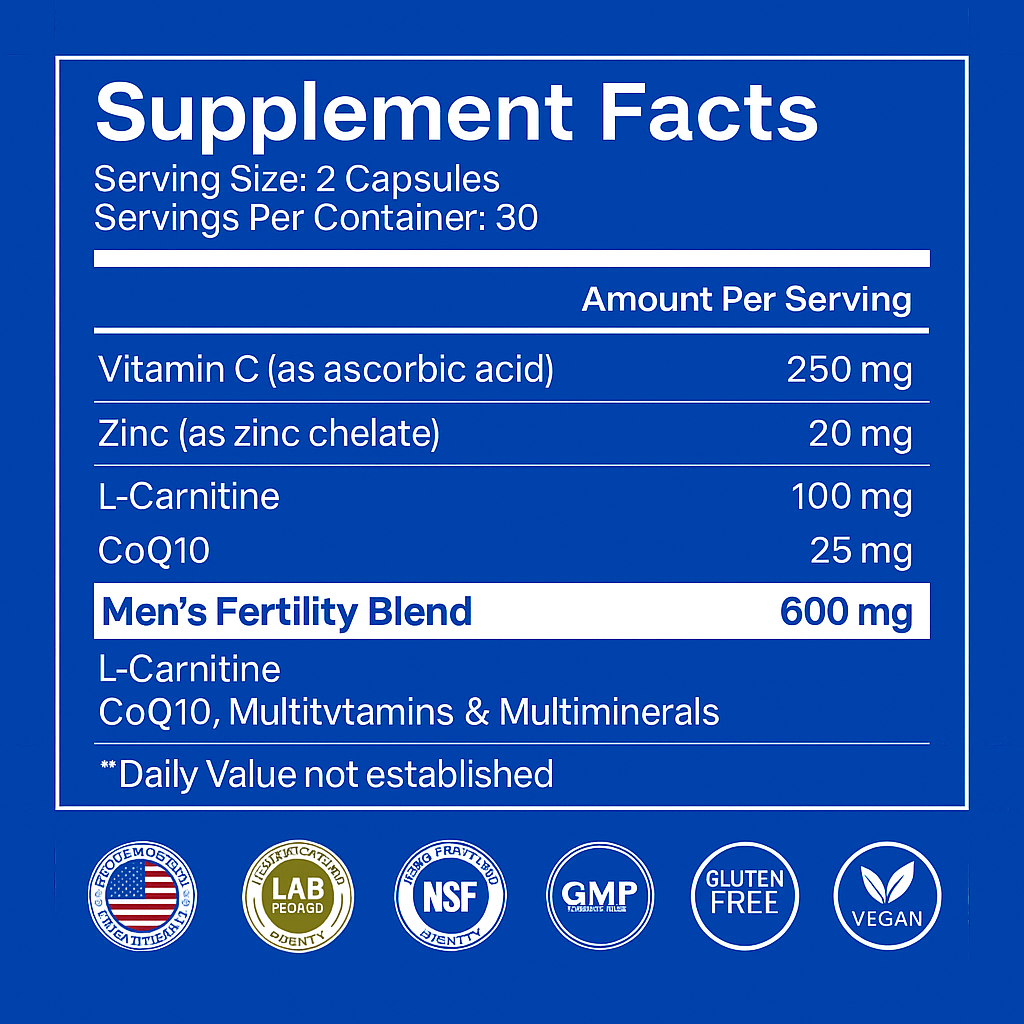 Dermaflect VIREN+ Men’s Vitality & Fertility Formula